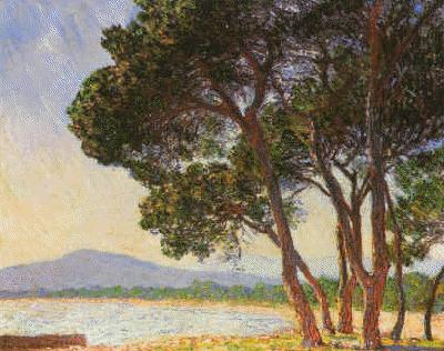 Claude Monet The Beach of Juan-Les-Pins Sweden oil painting art